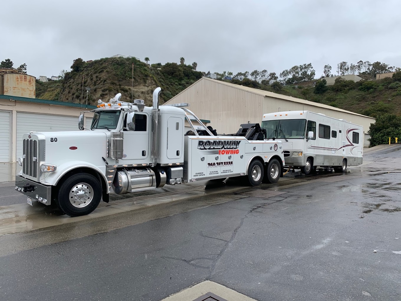 rv car towing